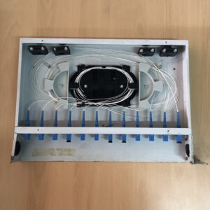 12-Core Rack Mount Optical Distribution Frame (white)