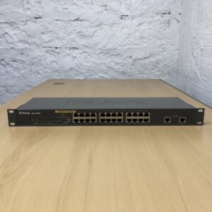 D-Link DES-1026G 24-Port Fast Ethernet Unmanaged Rackmount Switch with 2 Gigabit Ports
