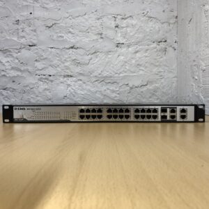 D-Link DES-1228 24-Port Fast Ethernet Web-Smart Switch with 4-Port Gigabit and 2-Port Combo SFP