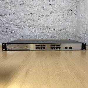 D-Link DGS-1216T Web Smart 16-Port Gigabit Switch, with 2-Port Combo Mini GBIC