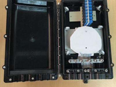 24 Core Fiber Optic Enclosure - 24-Core, 4-tray