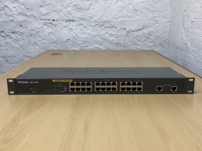 D-Link DES-1026G 24-Port Fast Ethernet Unmanaged Rackmount Switch with 2 Gigabit Ports