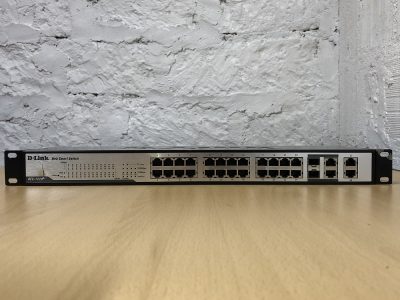 D-Link DES-1228 24-Port Fast Ethernet Web-Smart Switch with 4-Port Gigabit and 2-Port Combo SFP