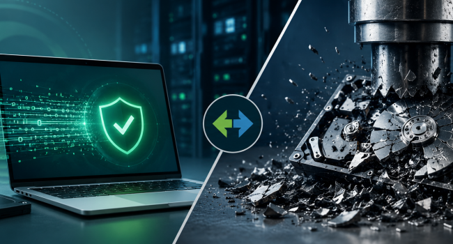 Data Wiping vs Data Destruction