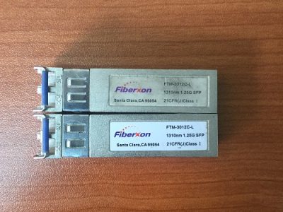 Fiberxon 1.25G 1310nm Spring Latch SFP Transceiver, FTM-3012C-L, 10-40KM
