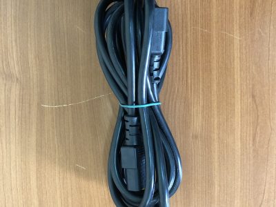 ISHENG Back to Back Power Cord - C13 to C14 2meters (Black)