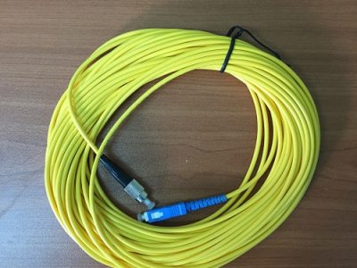 Singlemode Fiber Patch Cord SC-FC, 15M, Simplex